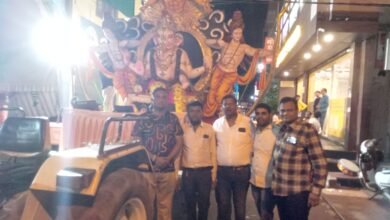 Photo of बुरहानपुर के ढोल और डीजे के साथ विसर्जन की तैयारी में इटारसी के गणपति पंडाल मेहरागांव स्थित निर्मित कृत्रिम कुंड में होगा विसर्जन.