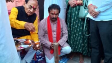 Photo of सिवनी मालवा में वार्ड क्रमांक-13 में मांगलिक भवन निर्माण का  विधायक  प्रेम शंकर  वर्मा ने किया भूमि पूजन.