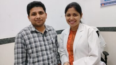 Photo of शासकीय श्यामा प्रसाद मुखर्जी अस्पताल में डॉ.अखिलेश योना एमबीबीएस एमडी, निश्चेतना (Aenesthesia)एवं गहन चिकित्सा विशेषज्ञ एवं डॉक्टर वंदना सिंह योना एमबीबीएस एवं डीजीओ (गाइनेकोलॉजिस्ट) स्त्री रोग विशेषज्ञ ने दी अपनी जोइनिंग.