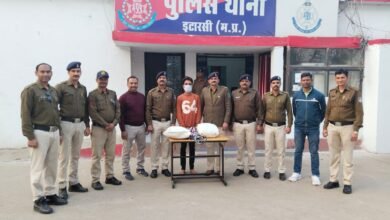 Photo of शातिर गाँजा तस्कर को इटारसी पुलिस ने 8 किलो गाँजा के साथ किया गिरफ्तार.