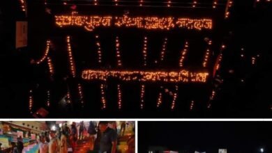 Photo of नगर पालिका परिषद नर्मदापुरम द्वारा 5100 दीप प्रज्वलित कर दिया मतदाता जागरूकता का संदेश.
