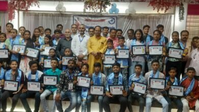 Photo of युवा मांझी समाज ने किया शिक्षा एवं खेल मे जिलास्तर प्रतिभा सम्मान,मुख्य अतिथि के रूप मे श्री सुभाष रायकवार जी अध्यक्ष निषादवंशीय मछुआ समाज भोपाल उपस्थित हुए.