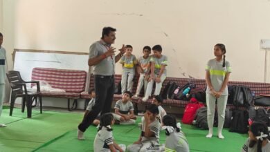 Photo of प्रज्ञान स्कूल इटारसी में चल रही रंगमंच कार्यशाला,ऑब्जरवेशन,इम्प्रोवाइजेशन,इमेजिनेशन  का अभ्यास सीख रहे छात्र। 