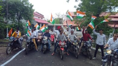 Photo of भारतीय जनता पार्टी नगर मंडल इटारसी एवं भारतीय जनता युवा मोर्चा के द्वारा तिरंगा यात्रा नगर इटारसी से होती हुई नर्मदापुरम में पहुंची