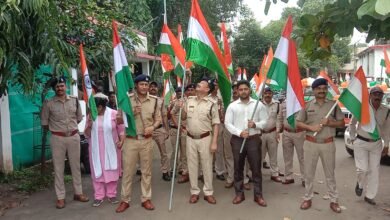 Photo of इटारसी सिटी थाने से निकली तिरंगा यात्रा.