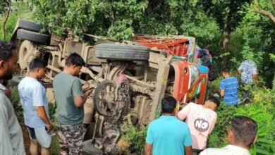 Photo of केले से भरे ट्रक ने बाइक सवार को रौंदा,युवक की मौके पर ही मौत,बराखड़ बायपास चौराहे की घटना।