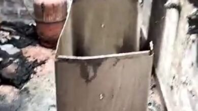 Photo of शॉर्ट सर्किट से मकान में आग लगी.