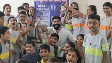 Photo of नर्मदापुरम का रंगमंच  नाट्य कार्यशाला में नव रसों पर आधारित खुद से कहानी बनाना सीख रहे छात्र।