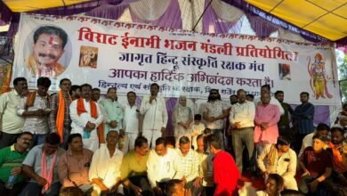 Photo of डोल ग्यारस पर विराट ईनामी भजन मंडली प्रतियोगिता संपन्न,प्रदेश के नामी 12 भजन मंडलों ने लिया भाग 8 मंडलों को पुरुष्कृत किया गया.