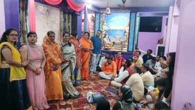 Photo of मातृशक्ति द्वारा रामधुन संकीर्तन एवं शस्त्र पूजन का आयोजन