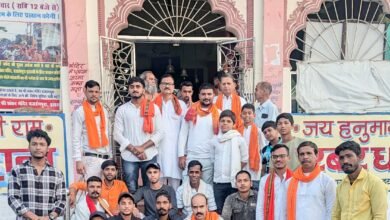 Photo of दीपावली के पावन पर्व पर भव्य श्री राम प्रभात फेरी निकली.