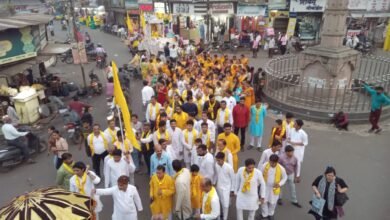 Photo of धूमधाम से मनाई गई कलचुरी समाज के आराध्य देवता भगवान सहस्त्रबाहु जी की जयंती,नगर के प्रमुख मार्गो से निकली भव्य शोभायात्रा,जगह-जगह हुआ पुष्प वर्षा से स्वागत..