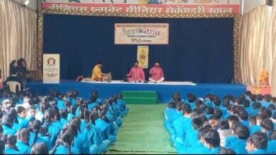 Photo of जीनियस प्लेनेट स्कूल में ध्रुपद गायकों ने बांधा समा.