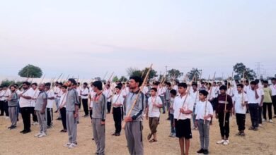 Photo of प्रांतीय प्रशिक्षण वर्ग से कार्यकर्ताओं में भरा जोश जुनून और उमंग – अवधेश तिवारी,बजरंग दल के सात दिवसीय प्रशिक्षण वर्ग के समापन दिवस पर शिक्षार्थियों के द्वारा विशाल पथ संचलन रैली