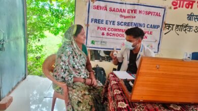Photo of बाबा गोदड़ी वाला धाम द्वारा संचलित सेवा सदन नेत्र चिकित्सालय आंख जाच केंद्र इटारसी द्वारा ग्राम बिसारोड़ा में आयोजित हुआ कैंप