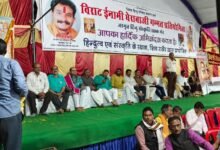 Photo of विराट ईनामी घेराबाजी गम्मत प्रतियोगिता का हुआ शुभारंभ। पूज्य आचार्य जनप्रतिधि समाजसेवियों की उपस्थिति में हुआ उदघाटन। प्रदेश के नामी 13 घेरा मंडलों ने लिया भाग।