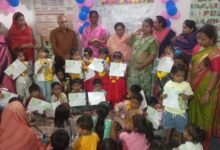 Photo of इटारसी परियोजना अंतर्गत सेक्टर 3 के वार्ड क्रमांक 15 में सामूहिक रूप से 5 से 6 वर्ष के बच्चों की “ग्रेजुएशन सेरेमनी” का आयोजन किया गया