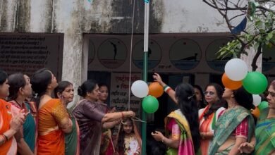 Photo of स्वतंत्रता दिवस के अवसर पर वार्ड 32 स्टेशन गंज शा. प्राथमिक शाला में वार्ड पार्षद श्रीमती कीर्ति दुबे ने किया झंडा वंदन.
