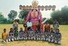 Photo of जीनियस प्लानेट स्कूल में हर्षोल्लास के साथ मनाया गया दशहरा पर्व, 18 फीट ऊंचे रावण का किया गया दहन.