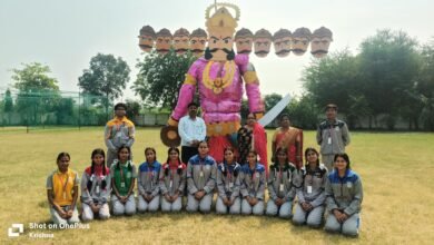 Photo of जीनियस प्लानेट स्कूल में हर्षोल्लास के साथ मनाया गया दशहरा पर्व, 18 फीट ऊंचे रावण का किया गया दहन.